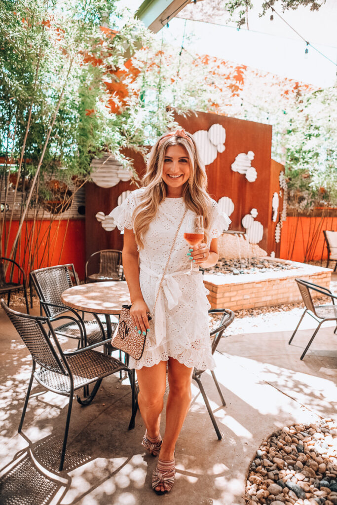 Little White Dress | Rehearsal Dress | Audrey Madison Stowe a fashion and lifestyle blogger