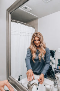 My 5 Min Bathroom Routine | Audrey Madison Stowe a fashion and lifestyle blogger