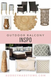 Outdoor Balcony Inspo | My Boho plans for outdoors | Audrey Madison Stowe a fashion and lifestyle blogger