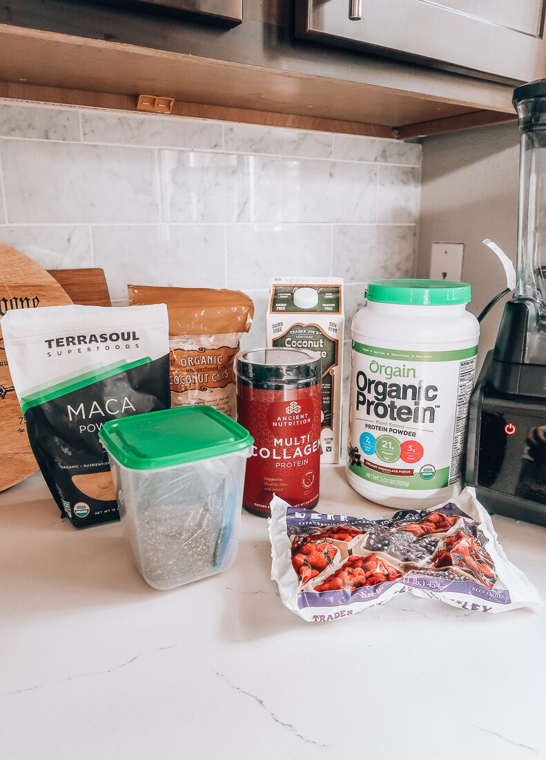 Protein Smoothie Recipe | Audrey Madison Stowe a fashion and lifestyle blogger