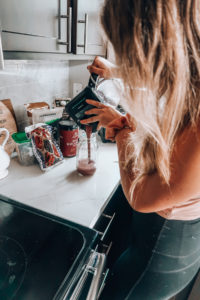 Dallas Kitchen featuring healthy smoothie | Audrey Madison Stowe a fashion and lifestyle blogger