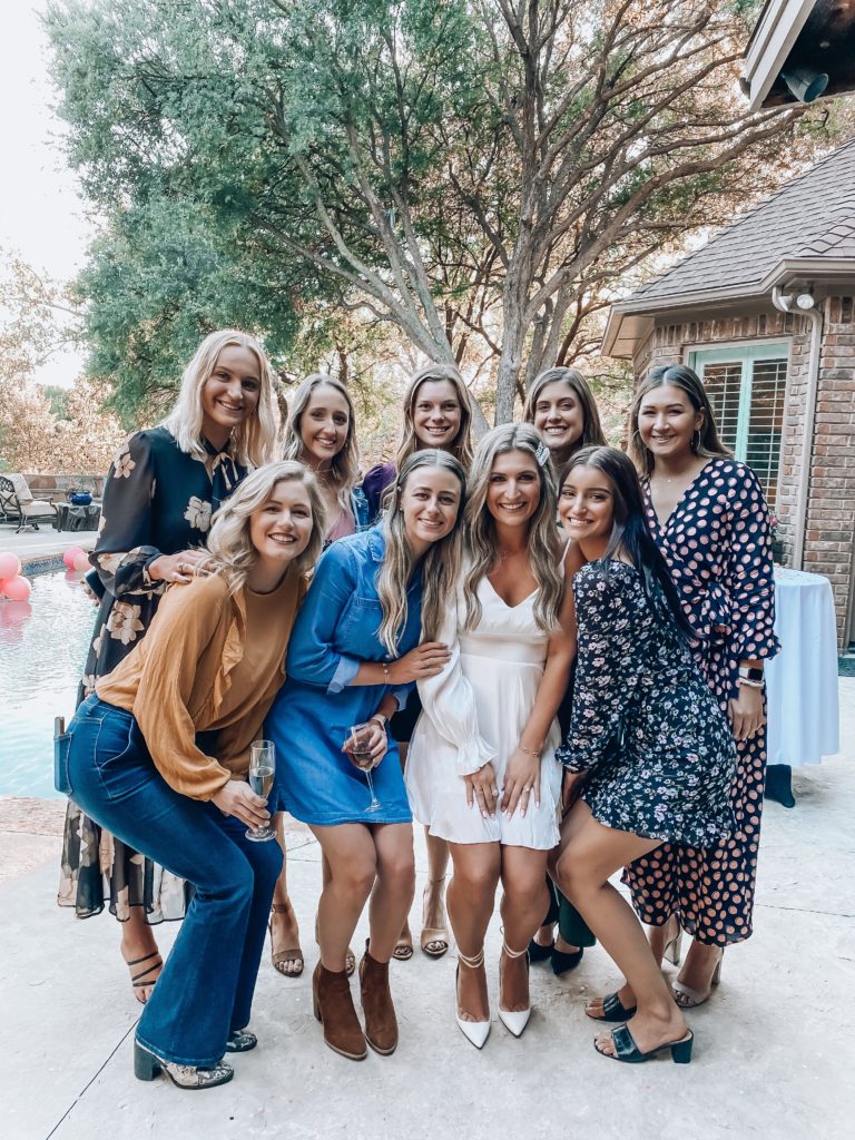 Girly Dallas Bridal Shower | Bridal Shower girls | Audrey Madison Stowe a fashion and lifestyle blogger