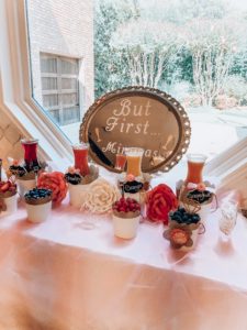 Bridal Shower Mimosa Bar| Audrey Madison Stowe a fashion and lifestyle blogger