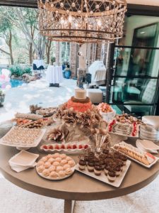 Sweets Table For Girly Bridal Shower | Audrey Madison Stowe a fashion and lifestyle blogger
