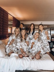 Bachelorette in Vegas! Bridal party robes