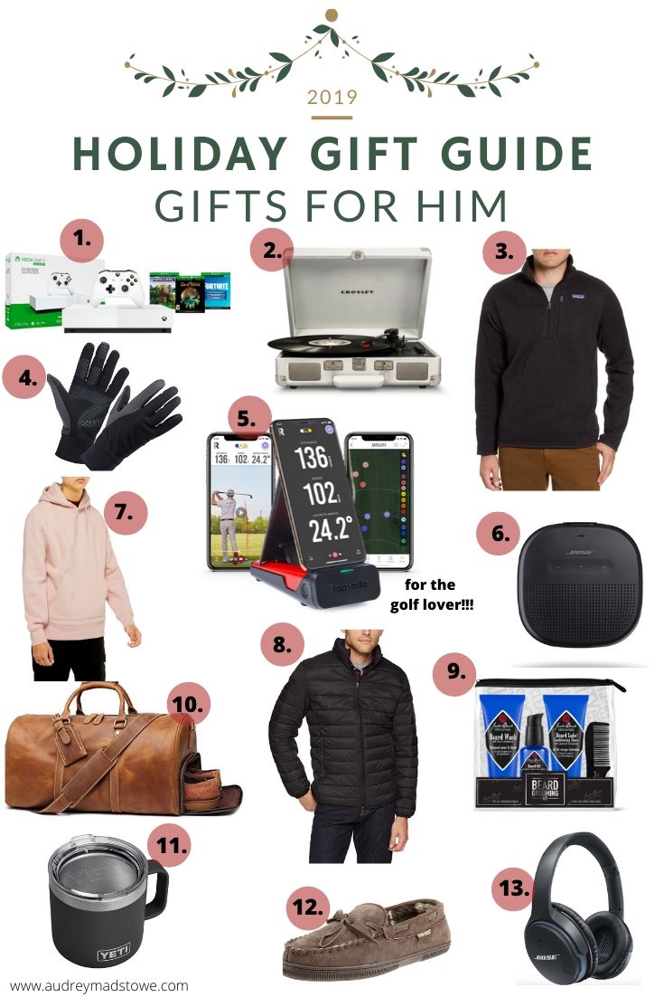 Gift Guide For Him 2019 - Audrey Madison Stowe
