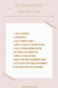 10 Work From Home Tips for Productivity | Audrey Madison Stowe a fashion and lifestyle blogger