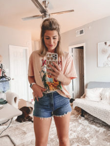 Top 4 Pairs of Denim Shorts I'm Currently Loving | Audrey Madison Stowe a fashion and lifestyle blogger