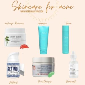 Skincare For Acne | Acne Routine Spring 2020 | Audrey Madison Stowe a fashion and lifestyle blogger