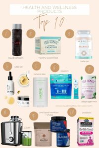 Top 10 Health and Wellness Products I Use | Healthy Items I love | Audrey Madison Stowe a fashion and lifestyle blogger