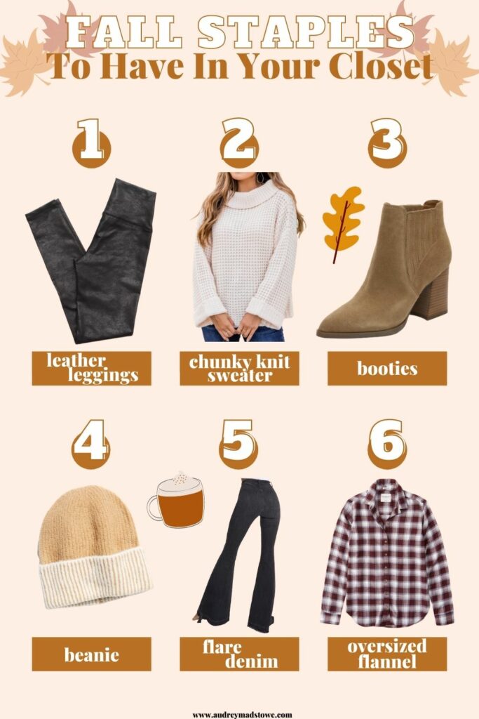 Fall Staples To Have in Your Closet - Audrey Madison Stowe