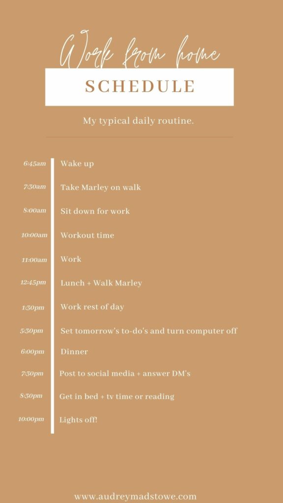 My Daily Schedule Working From Home | Self Employed Work Schedule | Audrey Madison Stowe a fashion and lifestyle blogger | Cute Leopard Set