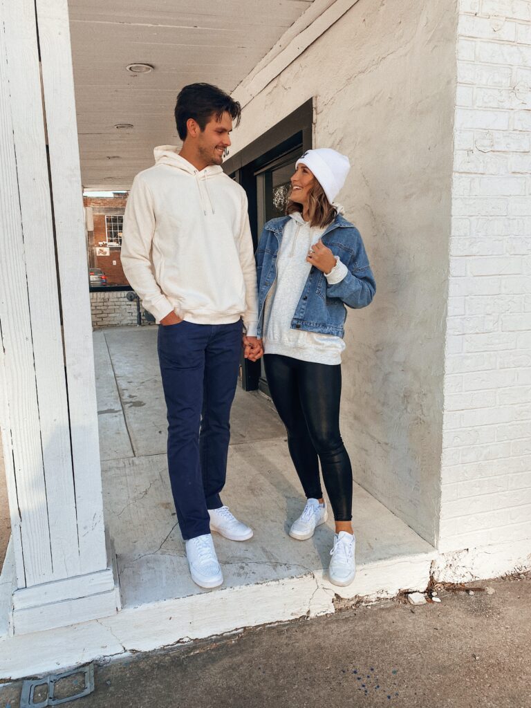 His + Hers Outfits | Thanksgiving Outfit Ideas | Comfy Sporty Outfit | Audrey Madison Stowe a fashion and lifestyle blogger