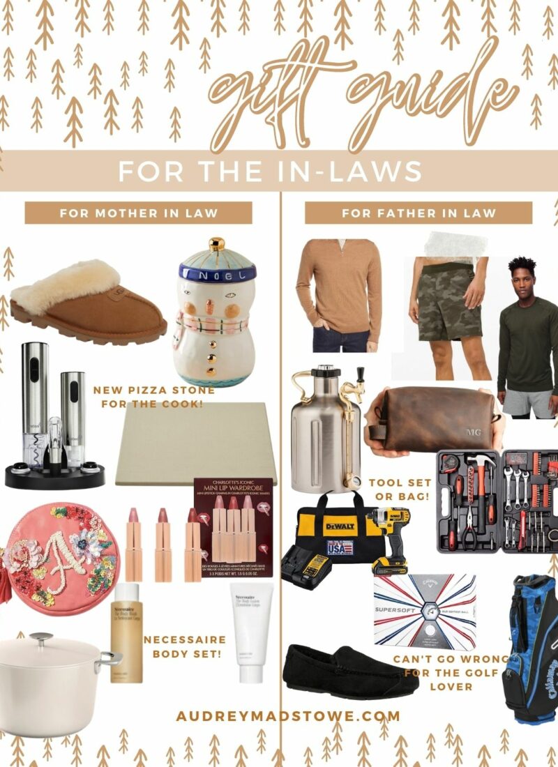 Gift Guide For the In Laws | What To Get Your Mother in Law for Christmas and your Father In-Law