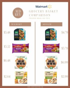 Walmart Grocery Comparison | Frozen Meals I love
