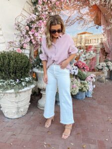 Cute casual Easter outfit 2021 | Audrey Madison Stowe a texas lifestyle blogger