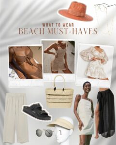 Beach Must Haves 2021 | What To wear To the Beach / Neutral and Chic | Audrey Madison Stowe a fashion and lifestyle blogger