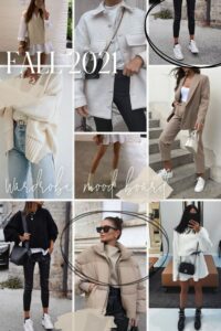 Wardrobe mood board for Fall 2021 | audrey madison stowe