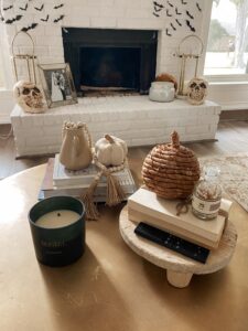 Coffee Table Fall Decor | Audrey Madison Stowe a fashion and lifestyle blogger