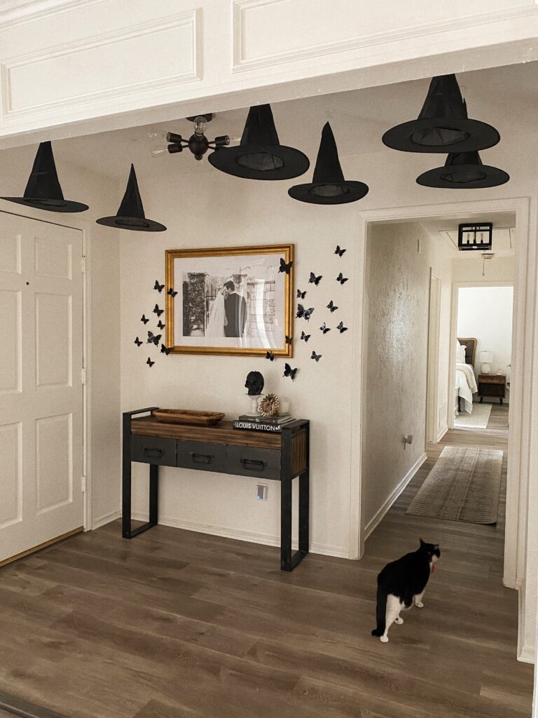 Floating Witches Hats For Halloween | Spooky Decor 2021 | Audrey Madison Stowe