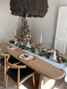 Dining Table Setup + Thanksgiving and Holiday Tablescape | How To Dress Your Table This Season | Audrey Madison Stowe
