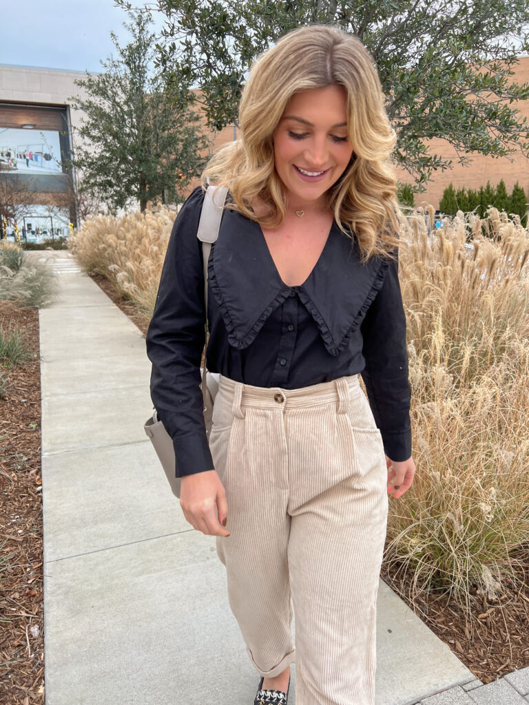 Neutral Workwear Outfit | Petal & pup style | Affordable winter fashion