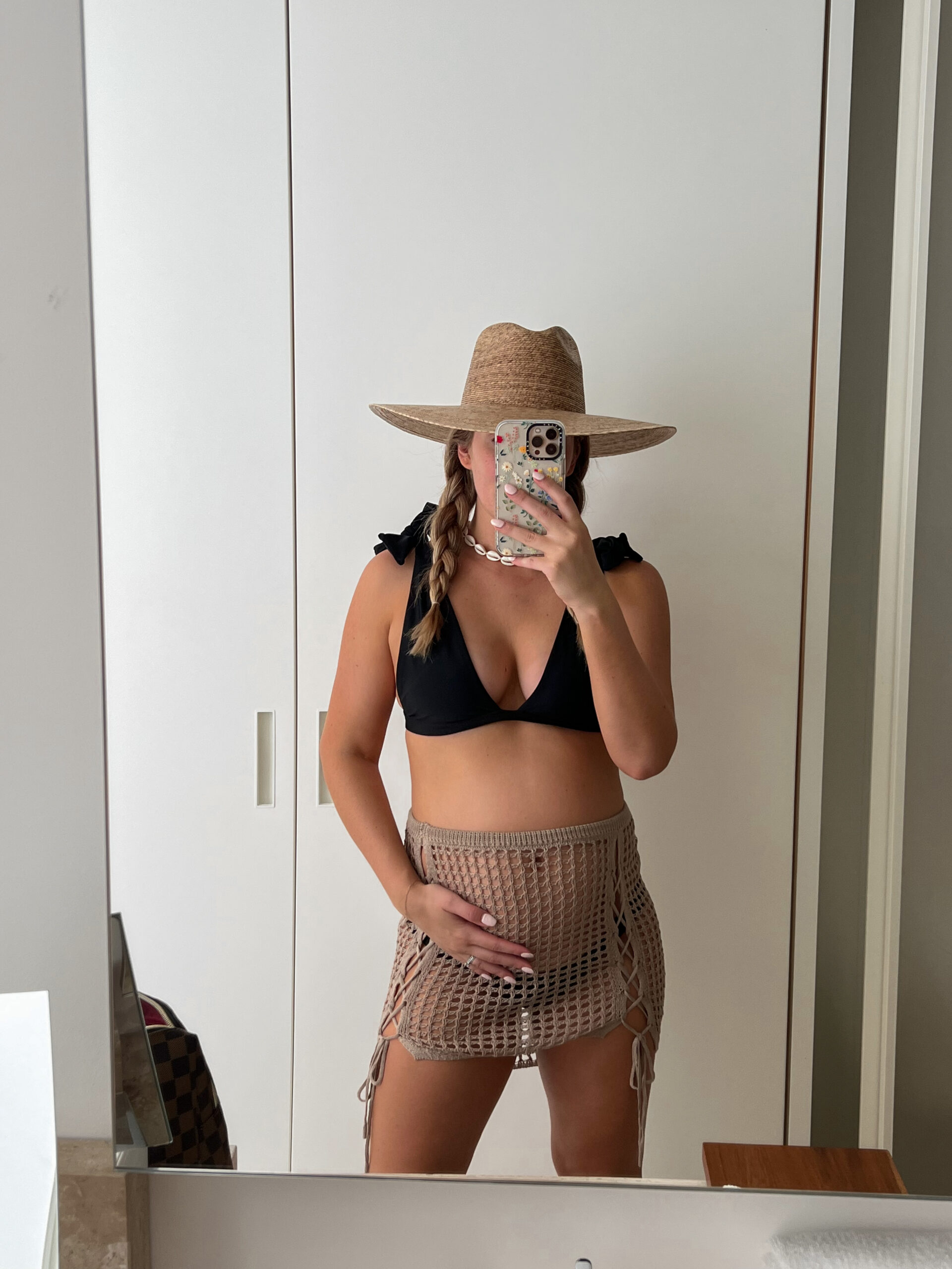 Cabo Outfit Ideas | Neutral Swimwear look | Maternity Style