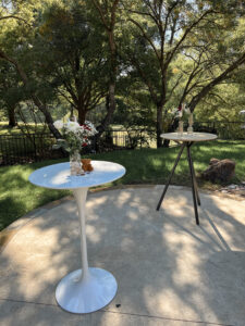 Cocktail tables from Loot Rentals DFW