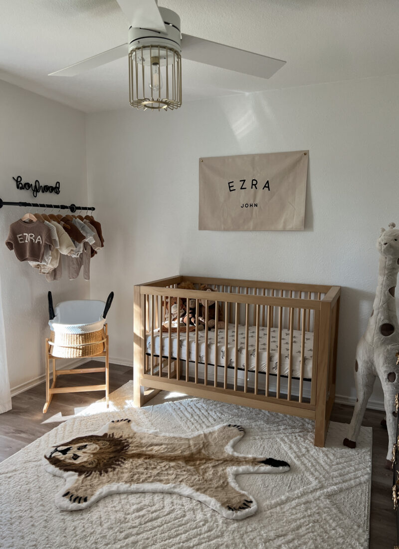 Ezra’s Nursery | Neutral Safari Theme