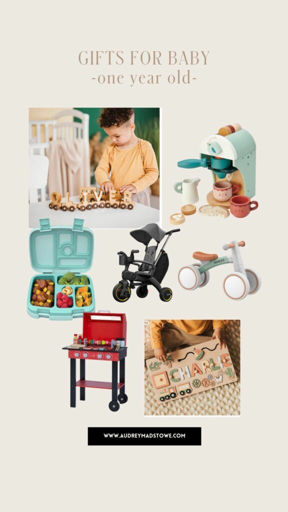 Gifts for a one year old, baby gift ideas