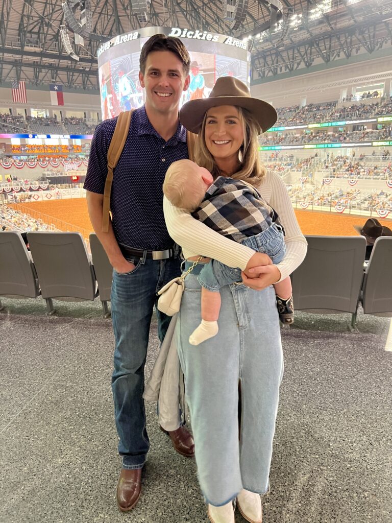 Family outing to the Fort Worth Rodeo